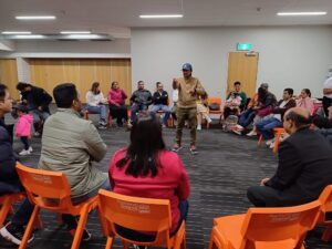 AJV Global team and clients at Auckland Game Night, celebrating New Zealand journeys