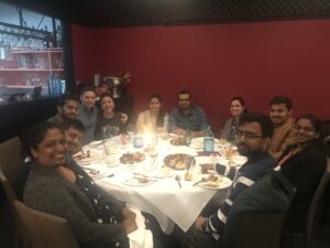 Wellington client dinner hosted by AJV Global.